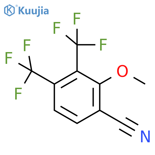 2,3-Bis(trifluoromethyl)-6-cyanoanisole structure