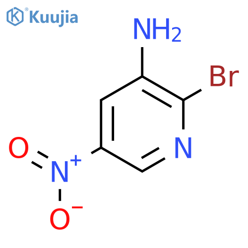 3-Amino-2-bromo-5-nitropyridine structure