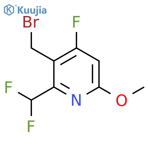 3-(Bromomethyl)-2-(difluoromethyl)-4-fluoro-6-methoxypyridine structure