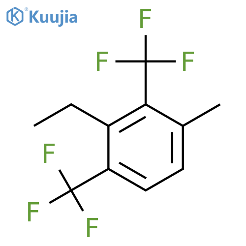 2,4-Bis(trifluoromethyl)-3-ethyltoluene structure