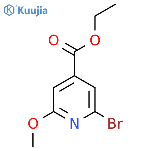 Ethyl 2-bromo-6-methoxyisonicotinate structure
