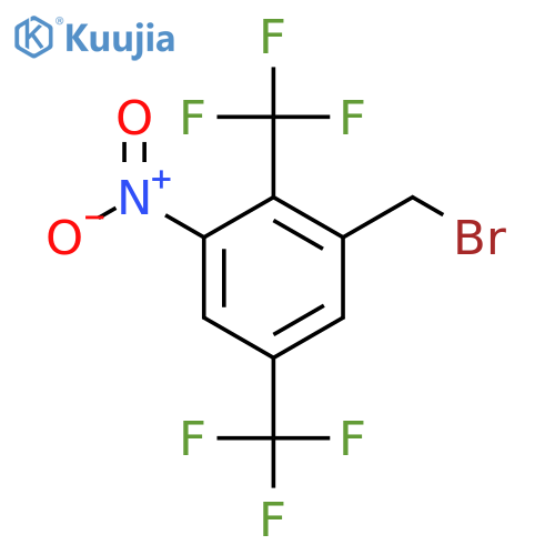 2,5-Bis(trifluoromethyl)-3-nitrobenzyl bromide structure