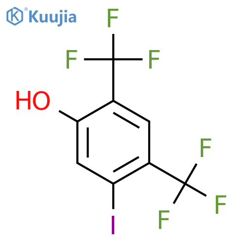 2,4-Bis(trifluoromethyl)-5-iodophenol structure