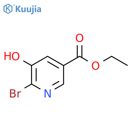 Ethyl 6-bromo-5-hydroxynicotinate structure