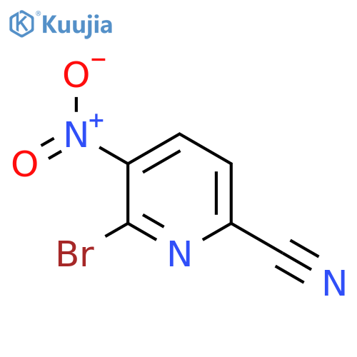 6-Bromo-5-nitropicolinonitrile structure