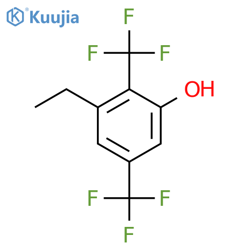 2,5-Bis(trifluoromethyl)-3-ethylphenol structure