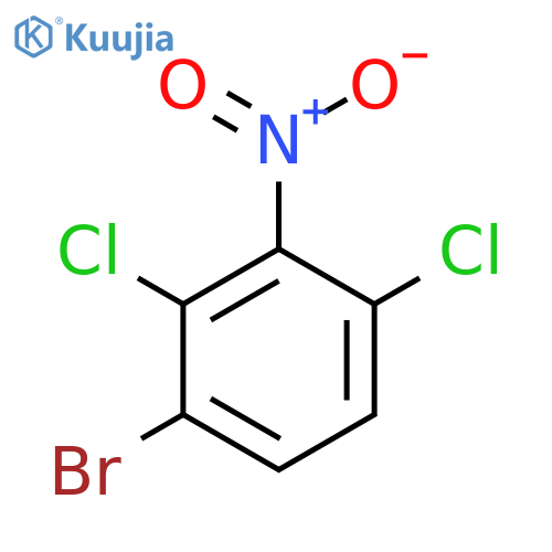 1-Bromo-2,4-dichloro-3-nitrobenzene structure