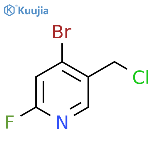 4-Bromo-5-chloromethyl-2-fluoropyridine structure