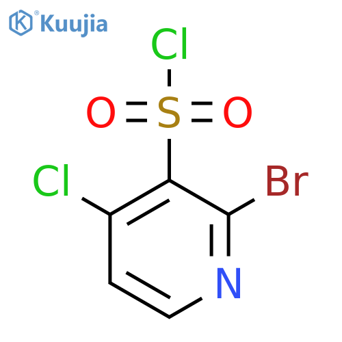 2-Bromo-4-chloropyridine-3-sulfonyl chloride structure