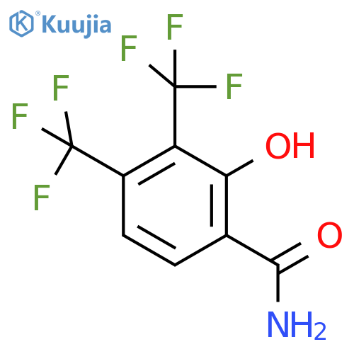 3,4-Bis(trifluoromethyl)-2-hydroxybenzamide structure