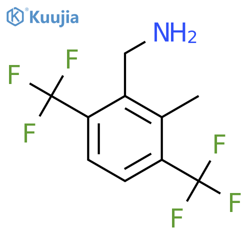 3,6-Bis(trifluoromethyl)-2-methylbenzylamine structure