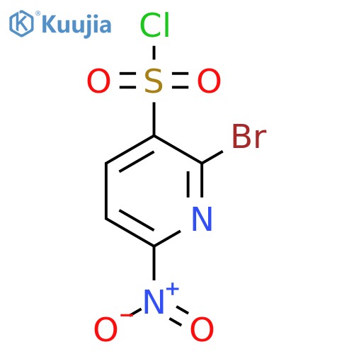 2-Bromo-6-nitropyridine-3-sulfonyl chloride structure