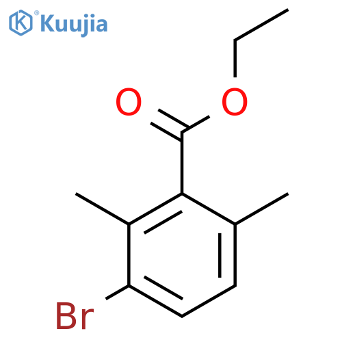Ethyl 3-bromo-2,6-dimethylbenzoate structure