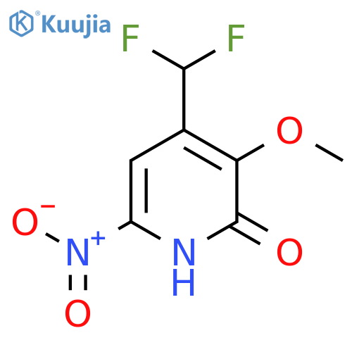4-(Difluoromethyl)-2-hydroxy-3-methoxy-6-nitropyridine structure