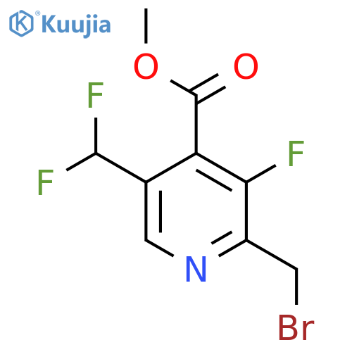 Methyl 2-(bromomethyl)-5-(difluoromethyl)-3-fluoropyridine-4-carboxylate structure