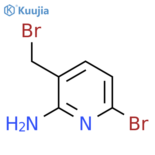 2-Amino-6-bromo-3-(bromomethyl)pyridine structure