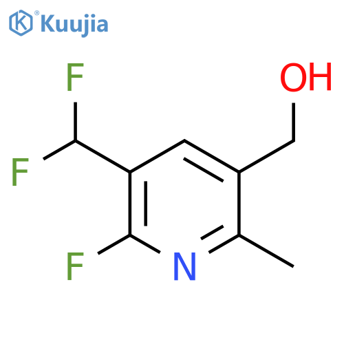 3-(Difluoromethyl)-2-fluoro-6-methylpyridine-5-methanol structure