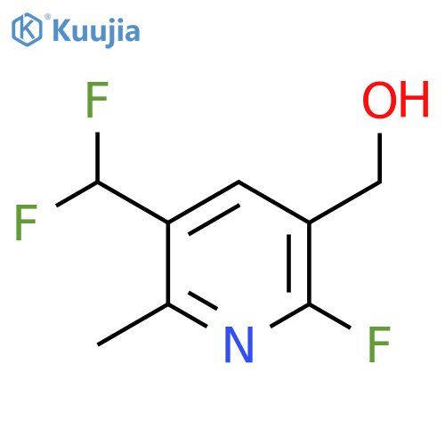 3-(Difluoromethyl)-6-fluoro-2-methylpyridine-5-methanol structure