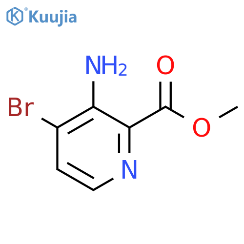 Methyl 3-amino-4-bromopicolinate structure