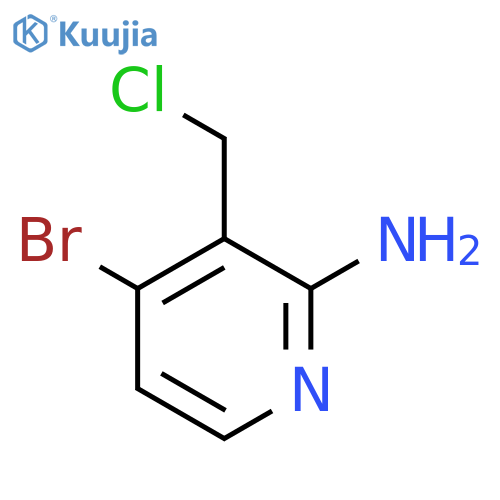 2-Amino-4-bromo-3-(chloromethyl)pyridine structure