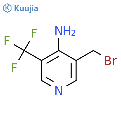 4-Amino-3-bromomethyl-5-(trifluoromethyl)pyridine structure