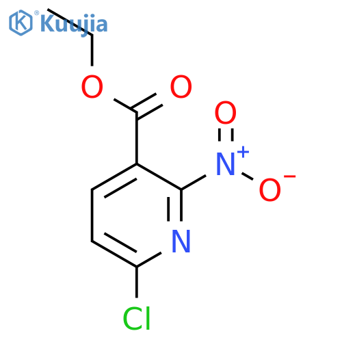 Ethyl 6-chloro-2-nitronicotinate structure