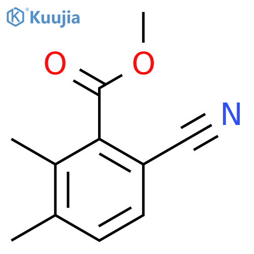 Methyl 6-cyano-2,3-dimethylbenzoate structure