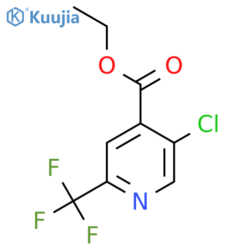Ethyl 5-chloro-2-(trifluoromethyl)isonicotinate structure