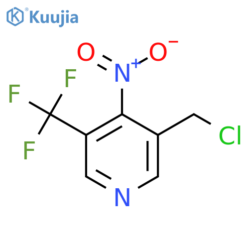 3-Chloromethyl-4-nitro-5-(trifluoromethyl)pyridine structure