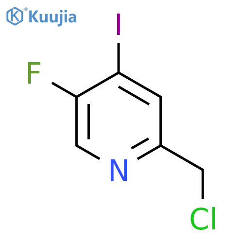 2-Chloromethyl-5-fluoro-4-iodopyridine structure