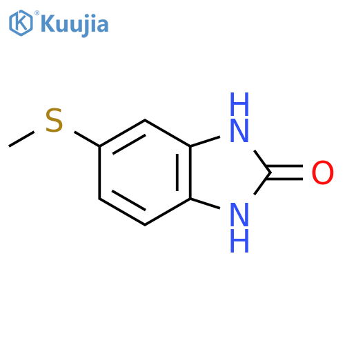 2-Hydroxy-5-methylthio-1H-benzimidazole structure