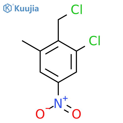 2-Chloro-6-methyl-4-nitrobenzyl chloride structure