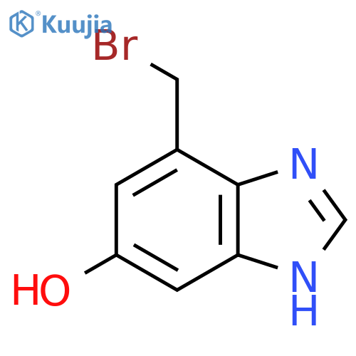 7-Bromomethyl-5-hydroxy-1H-benzimidazole structure