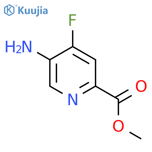 Methyl 5-Amino-4-fluoropicolinate structure