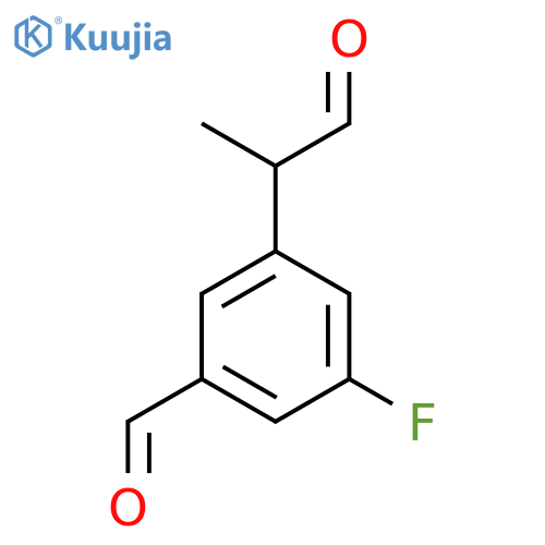 3-Fluoro-5-formylphenylpropanal structure