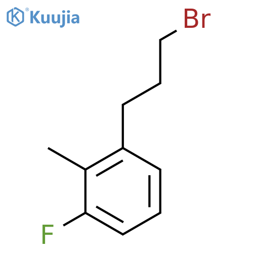2-(3-Bromopropyl)-6-fluorotoluene structure