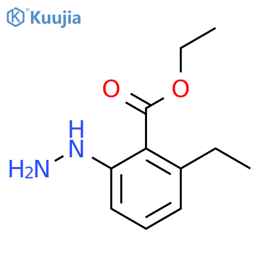 Ethyl 2-ethyl-6-hydrazinylbenzoate structure
