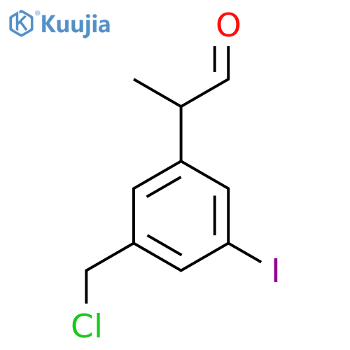 3-(Chloromethyl)-5-iodophenylpropanal structure