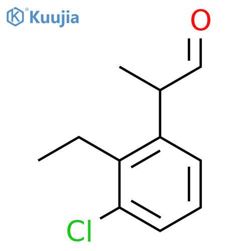 3-Chloro-2-ethylphenylpropanal structure