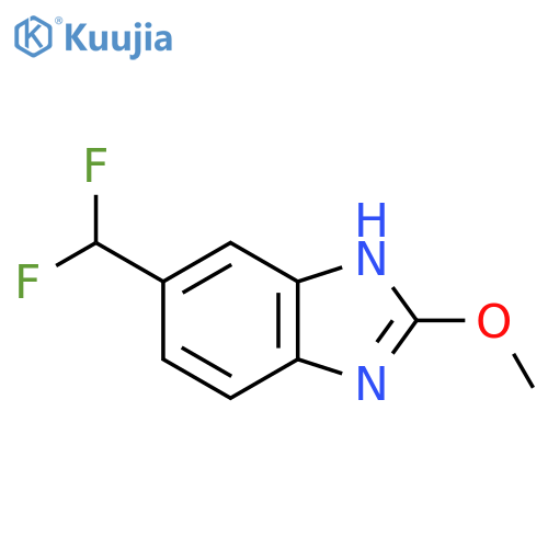 5-Difluoromethyl-2-methoxy-1H-benzimidazole structure