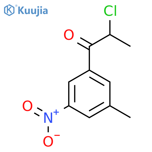 3-(2-Chloropropanoyl)-5-nitrotoluene structure