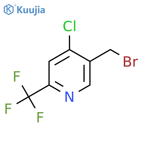 5-Bromomethyl-4-chloro-2-(trifluoromethyl)pyridine structure