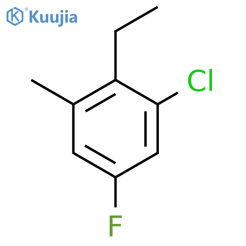 3-Chloro-2-ethyl-5-fluorotoluene structure