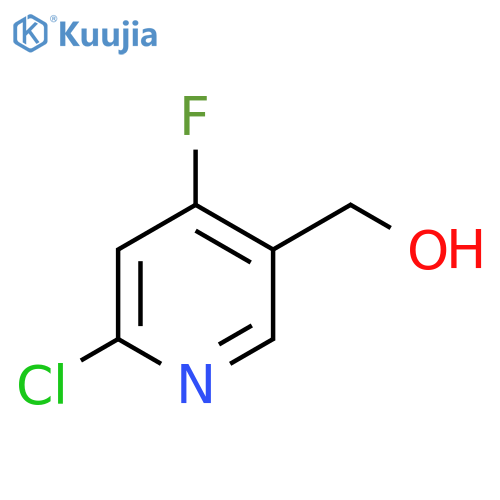 2-Chloro-4-fluoropyridine-5-methanol structure