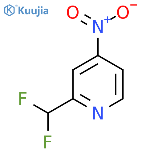2-(Difluoromethyl)-4-nitropyridine structure