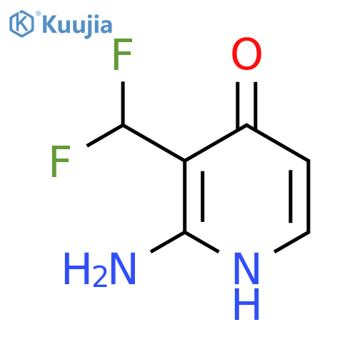 2-Amino-3-(difluoromethyl)-4-hydroxypyridine structure