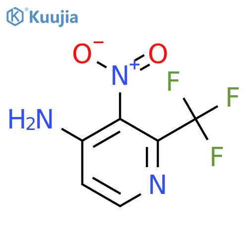 3-Nitro-2-(trifluoromethyl)pyridin-4-amine structure