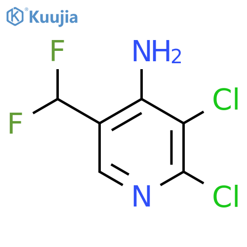 4-Amino-2,3-dichloro-5-(difluoromethyl)pyridine structure