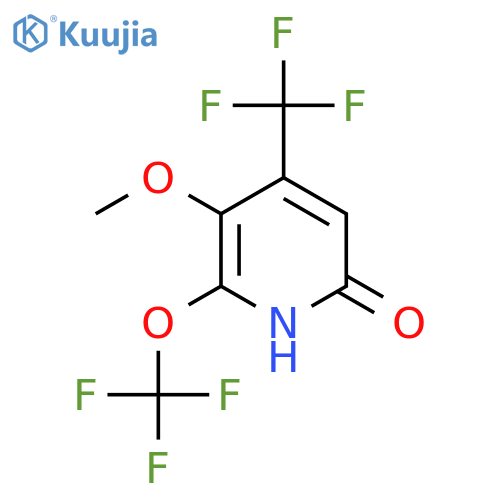 6-Hydroxy-3-methoxy-2-(trifluoromethoxy)-4-(trifluoromethyl)pyridine structure