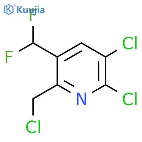 6-(Chloromethyl)-2,3-dichloro-5-(difluoromethyl)pyridine structure